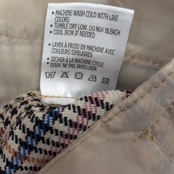 Anthropologie Plaid Cuffed Tapered Dress Pants Size 2 - Picture 10 of 10